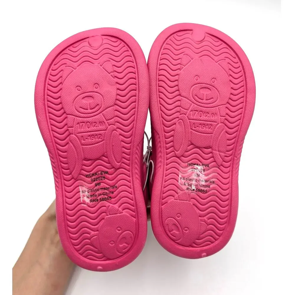Harper Canyon Kai EVA Clogs Sandals Lightweight Toddler Girls Pink Sz US9M